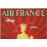 Affiche ancienne de voyage - Plaquet - 1949 - Air France Rome Roma italie Italia - 99 par 60 cm - 2