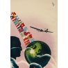 Affiche ancienne de voyage - Vinci - 1937 - Air France Réseau aérien mondial - 99.5 par 60 cm - 2