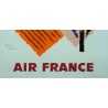 Affiche ancienne de voyage - Jean Carlu - 1958 - Air France France - 100 par 62 cm - 3