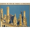 Vintage travel poster - Hallo - 1932 - Chambord - 39 by 24.2 inches - 2