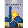 Affiche ancienne de voyage - Auriac - Circa 1960 - Baghdad Middle East Air Lines MEA - 80 par 53 cm