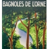 Vintage travel poster - Paul Colin - 1937 - Bagnole De L'Orne - 39.8 by 24.6 inches - 2