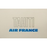 Vintage travel poster - Raymond Pagès - 1970 - Air France Tahiti - 39.2 by 25 inches - 3