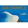 Affiche ancienne de voyage - Lucien Boucher - 1950 - Air France Amérique Du Sud - 99 par 61 cm - 2