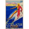 Vintage travel poster - Eter - Circa 1950 - Côte D'Azur Corse - 39 by 24 inches