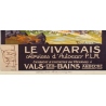 Affiche ancienne de voyage - Julien Lacaze - Circa 1920 - Le Vivarais Ardèche PLM - 106 par 76 cm - 3