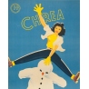 Affiche ancienne de voyage - F.Crespo - Circa 1950 - Chrea Sports d'Hiver Chemins de Fer Algériens - 100 par 61 cm - 2
