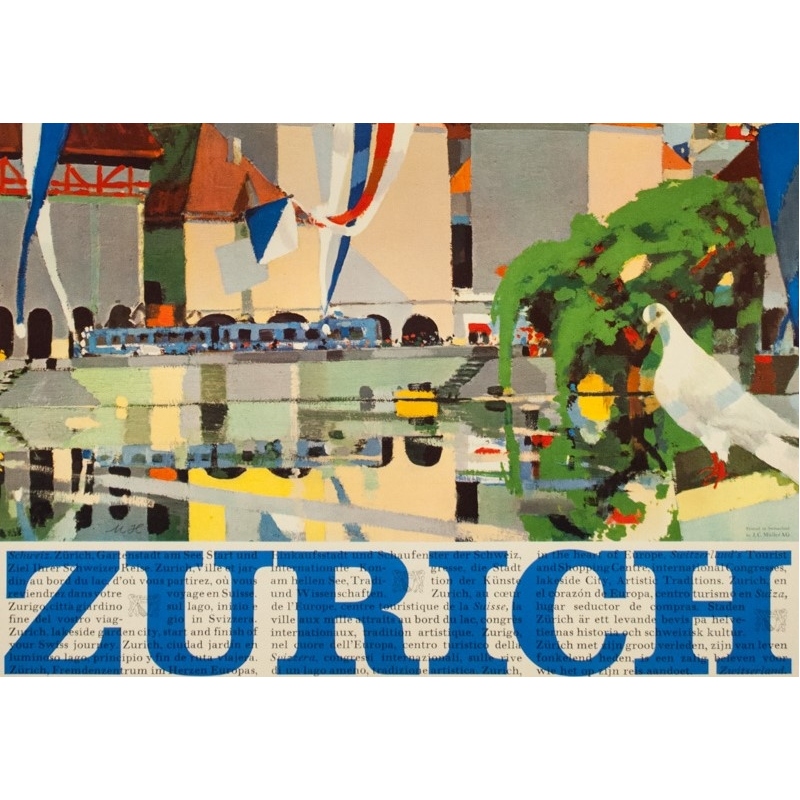 ビンテージポスター 【Schaad, Hans P - LVZ Zurich】 ビンテージポスター 【Schaad, Hans P - LVZ Zurich