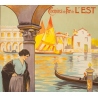 Vintage travel poster - E.Louis Lessieux - Circa 1920 - Venise - 41.3 by 29.5 inches - 2