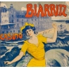 Affiche ancienne de voyage - Larramet - 1902 - Biarritz Casino - 116.5 par 80 cm - 2