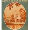 Vintage travel poster - Hallo - Circa 1920 - Senlis Abbaye De Chaalis - 41.1 by 30.7 inches - 2