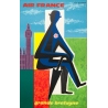 Vintage travel poster - Georget - 1962 - Air France Grande Bretagne - 39 by 24.4 inches