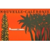 Vintage travel poster - Villemot - 1958 - Nouvelle Calédonie TAI - 39 by 24.2 inches - 2