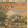 Affiche ancienne de voyage - Trinquier-Trianon - Circa 1910 - Vernet Les Bains - 105 par 75 cm - 2