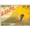 Affiche ancienne de voyage - Jacquier - Circa 1910 - Grotte De La Balme Dauphiné PLM - 107 par 76.5 cm - 2