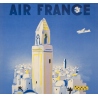 Vintage travel poster - Villemot - 1946 - Air France Afrique Du Nord - 39.4 by 24.4 inches - 2