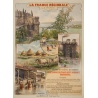 Vintage travel poster - Gustave Fraipont - Circa 1900 - France Régionale Auvergne Centre Loire - 30.3 by 22 inches