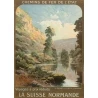 Affiche ancienne de voyage - Hallé - Circa 1920 - Orne Clécy La Suisse Normande - 104.5 par 74 cm