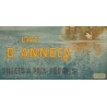 Affiche ancienne de voyage - Tanconville - Circa 1900 - Le Lac D'Annecy PLM - 106 par 74 cm - 3