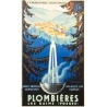Affiche ancienne de voyage - Sénéchal - 1939 - Plombières Les Bains - 100 par 61 cm