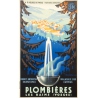 Vintage travel poster - Sénéchal - 1939 - Plombières Les Bains - 39.4 by 24 inches