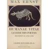 Vintage exhibition poster - Max Ernst - 1969 - Humanae Vitae - 30.3 by 22 inches
