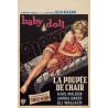 Original vintage movie poster - 1956 - Baby Doll La Poupee De Chair - 20.9 by 14 inches