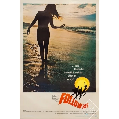 Original vintage movie poster - One sheet - 1969 - Follow Me Surf One Sheet Usa - 40.2 by 26.4 inches