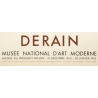 Vintage exhibition poster - Derain - 1954 - Exposition Musée National D'Art Moderne - 29.1 by 18.7 inches - 3