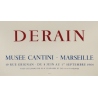 Affiche ancienne d'exposition - Derain - 1964 - Exposition Musée Cantini Marseille - 81 par 56.5 cm - 3