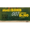 Affiche ancienne de cinéma - 1962 - James Bond Contre Dr No 007 Ursula Andress Sean Connery Petit Format - 76 par 40 cm - 3