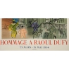Vintage exhibition poster - Raoul Duffy - 1954 - Exposition Hommage Ville De Nice Feu D'Artifice - 27.6 by 19.3 inches - 3