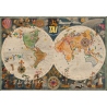 Vintage travel poster - Luc Marie Bayle - 1950 - Planisphère TAI - 30.7 by 22 inches - 2