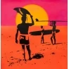 Affiche ancienne de cinéma - John Van Hamersveld - 1966 - The Endless Summer - 101 par 75 cm - 2