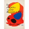 Affiche ancienne d'exposition - Calder - 1965 - Los Angeles County Museum Of Art - 95 par 67 cm