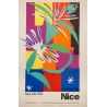 Affiche ancienne de voyage - Henri Matisse - 1950 - Nice - 99 par 63.5 cm
