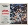 Original vintage movie poster - 1979 - Moonraker 007 James Bond - 26 by 20.1 inches