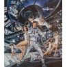 Affiche ancienne de cinéma - 1979 - Moonraker 007 James Bond - 66 par 51 cm - 2
