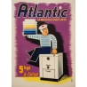 Vintage advertising poster -  - 1950s - Atlantic La Machine À Bien Laver - 31.5 by 23.2 inches