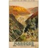 Vintage travel poster - E.Paul Champseix - 1936 - Marèges Corrèze Par Bort Ou Ussel - 38.4 by 24 inches