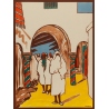 Vintage travel poster - Yahia - 1950 - Visitez La Tunisie - 39 by 23.6 inches - 2