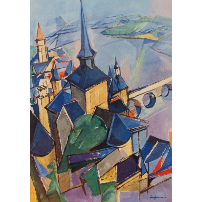 Affiche ancienne de voyage - Despierre - 1957 - Affiche Originale Val De Loire - 99 par 61 cm - 2