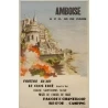 Affiche ancienne de voyage - Varsi - 1948 - Amboise - 95 par 62.5 cm