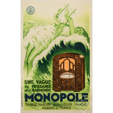 Vintage advertising poster by Damour editions 1934 -...