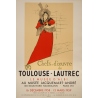 Vintage exhibition poster - Toulouse Lautrec - 1958 - Exposition Chefs D'Oeuvres Musée Jacquemart André - 29.7 by 20.3 inches