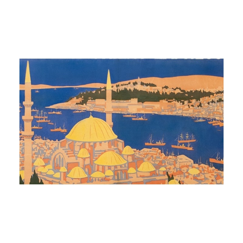 Vintage travel poster - Simplon Orient Express - Roger Broders - 1921 - 2