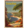 Affiche ancienne de voyage - H. Gray - Circa 1910 - Affiche Originale-Esterel St Raphaël - 108 par 75 cm