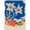 Vintage travel poster - 1950 - Tyrol Schwetz Innsbruck Austria Autriche 1950 - 28 by 20.1 inches