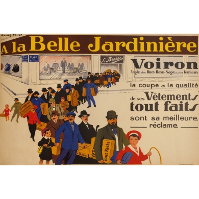 Vintage advertising poster - Andry Tarcy - Circa 1930 - A la Belle Jardinière - 39.8 by 31.5 inches
