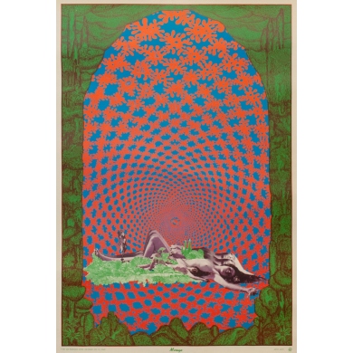 Affiche ancienne originale - Sätty - 1967 - Mirage - 89 par 60 cm
